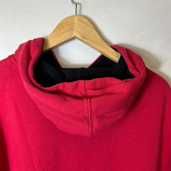 Wisconsin Badgers Campus Heritage Red Embroidered Pullover Hoodie Size M - Picture 10 of 13